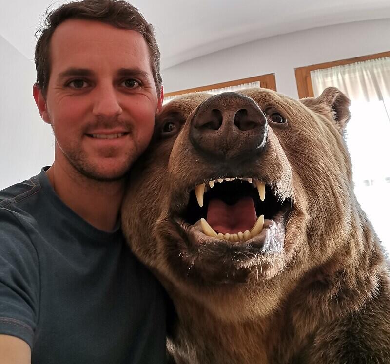 Medvěd Medoušek je zpět na Zákupech. Archivní foto NPÚ