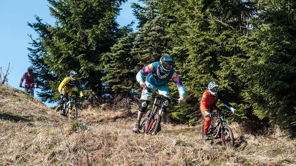archivní foto z bikeparku Artur Irma