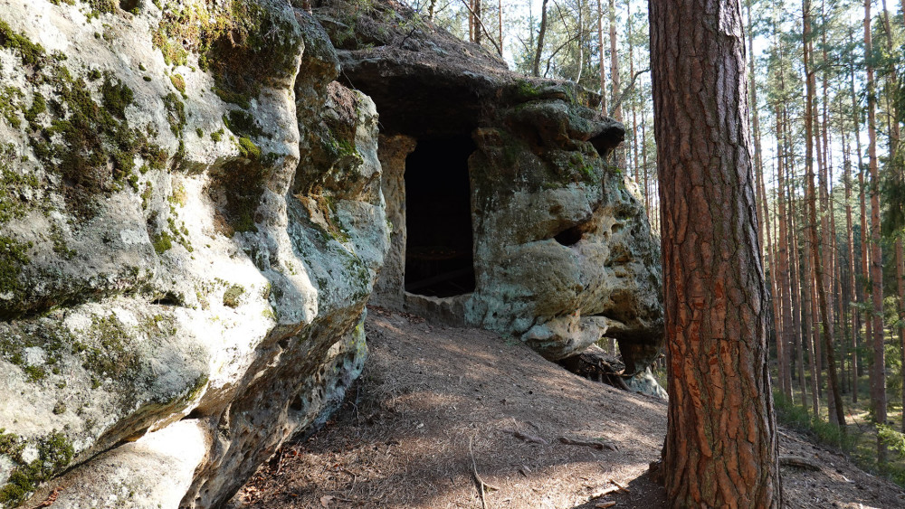 Vchod do jeskyně Wachthaus.