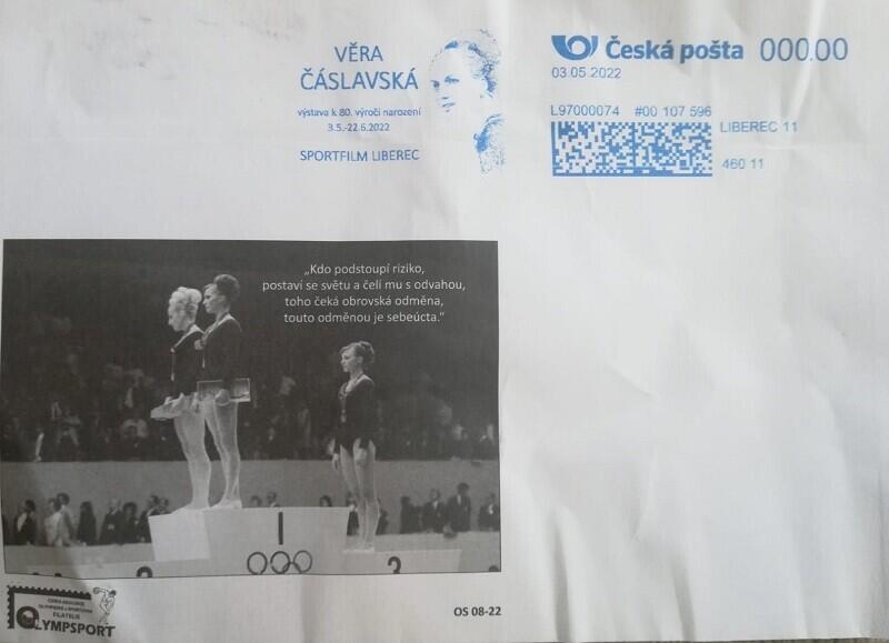 Obálka s vzácným přetiskem.