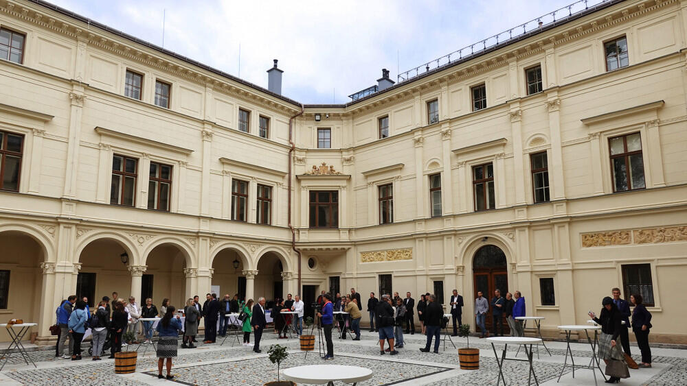 Opravený Liebigův palác po dokončení v září 2022. Foto: Mad
