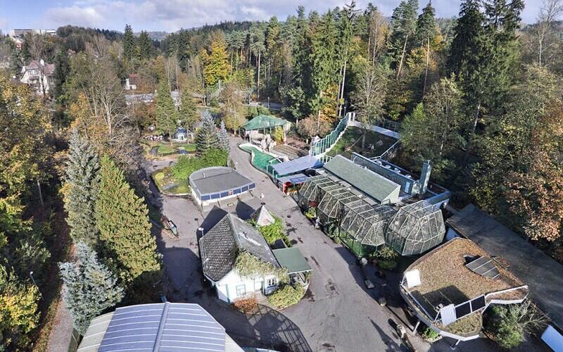 Foto z dronu: ZOO Liberec