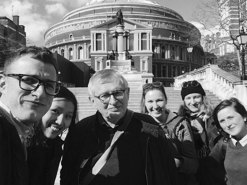 Se studenty v Londýně (2017). Foto: archiv J. S.