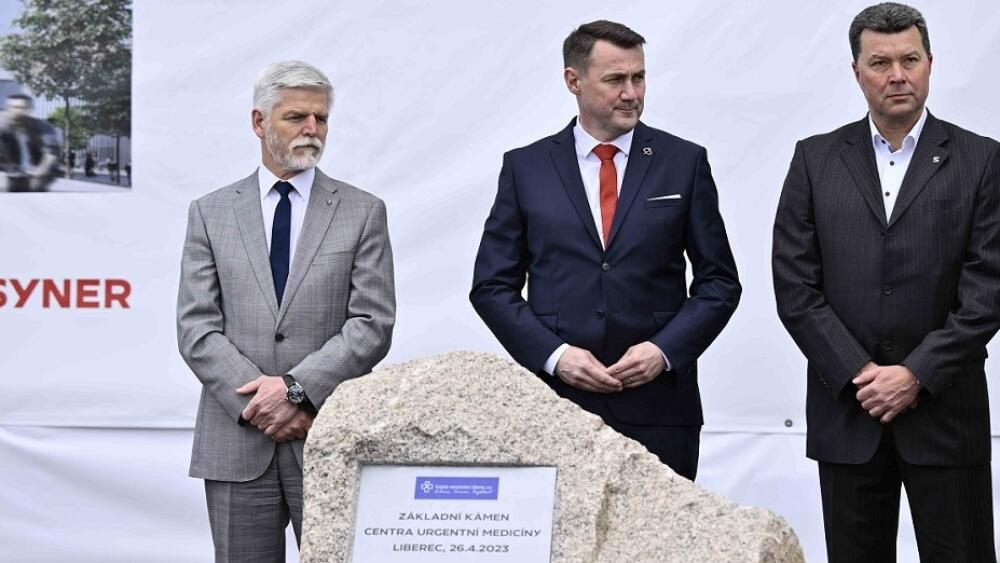 U "kolébky", resp. základního kamene CUM stál i současný prezident Petr Pavel. Duben 2023.