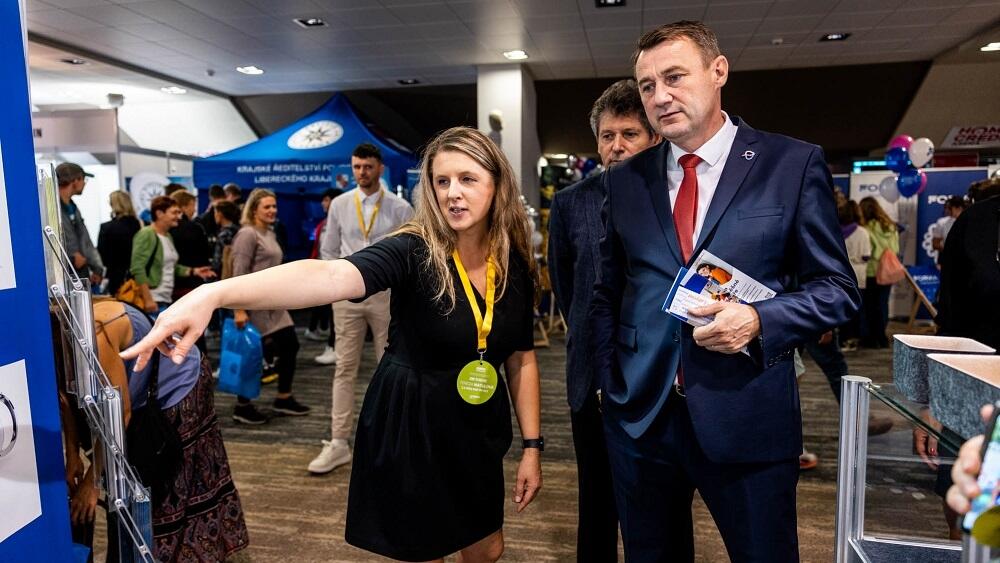Hejtman na veletrhu. Foto SFM Liberec/Radek Nový