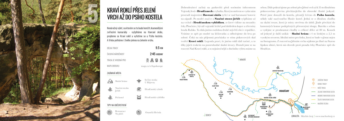 Kraví roklí přes Jelení vrch až do Psího kostela