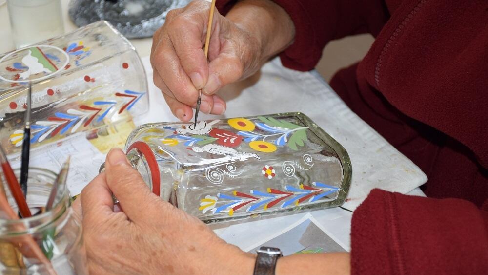 Malování skla, foto MSB