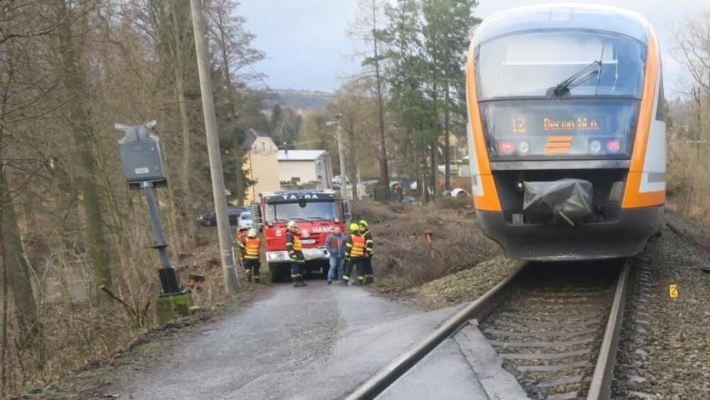 Foto z místa neštěstí: PČR