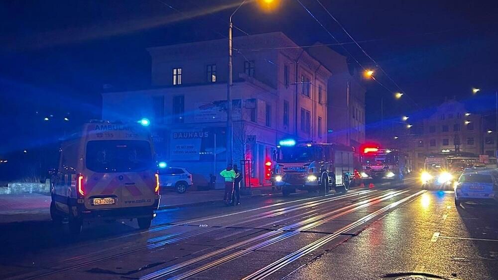 Foto z nočního zásahu: X/Policie ČR