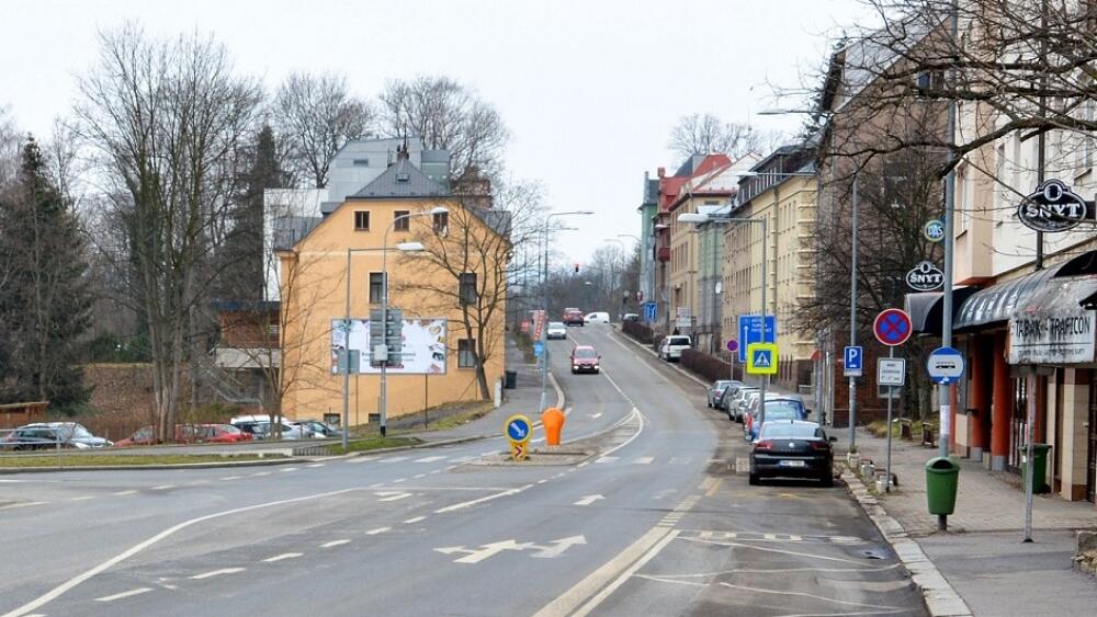 Sokolská ulice, nynější stav. Foto archiv