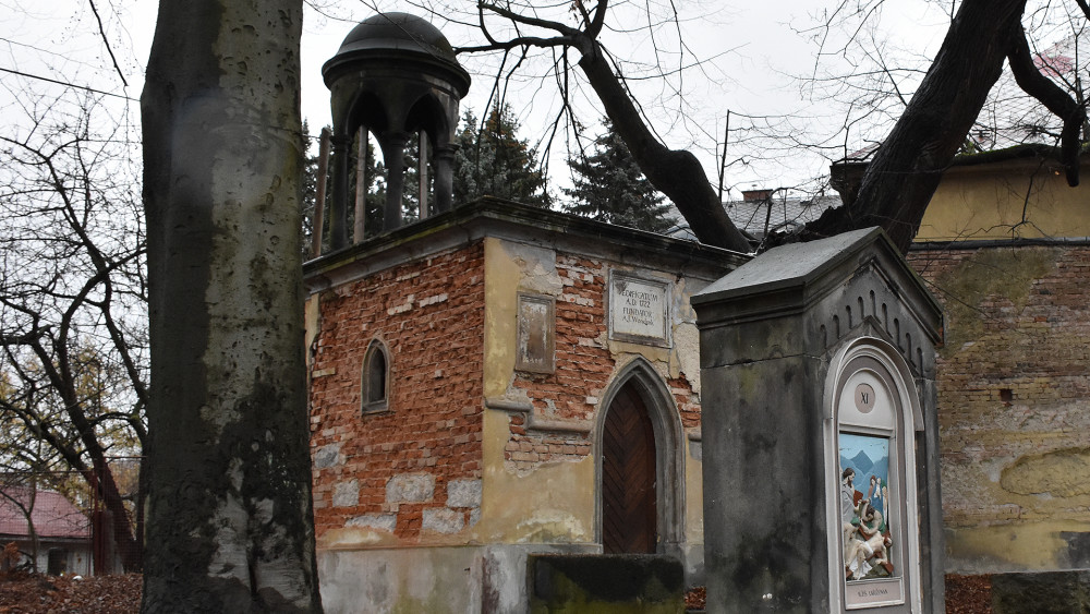 Kaple Božího hrobu, stav v prosinci 2018.