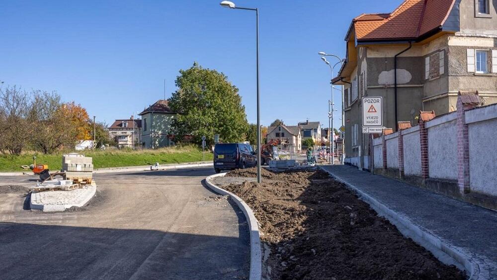 Aktuální stav hrádecké Liberecké. Foto z webu města