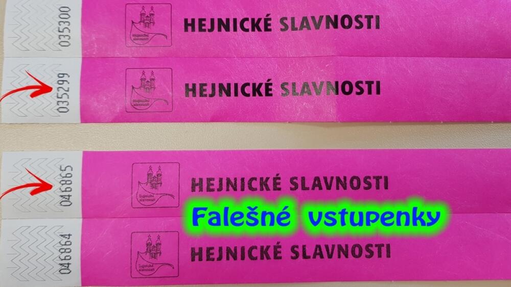 Falešné vstupenky