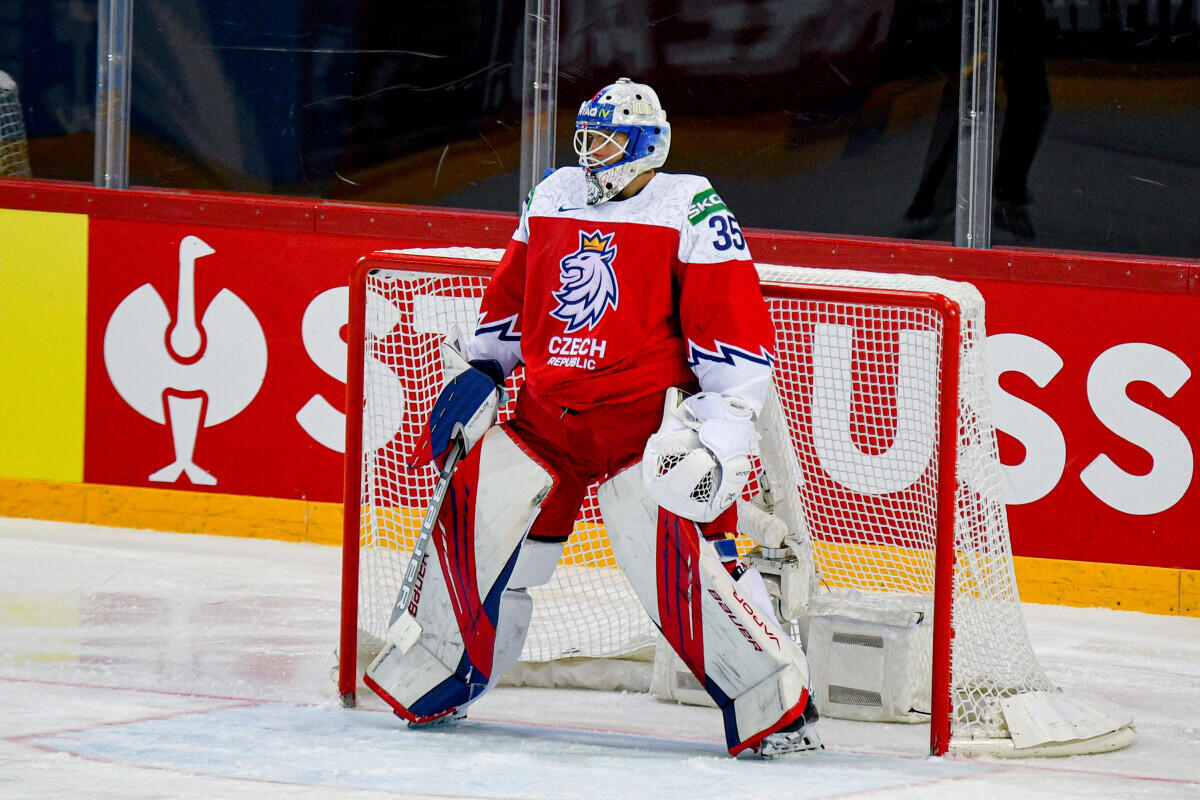 Proti Velké Británii chytal bývalý Bílý Tygr Roman Will; Foto: Markéta Křížová