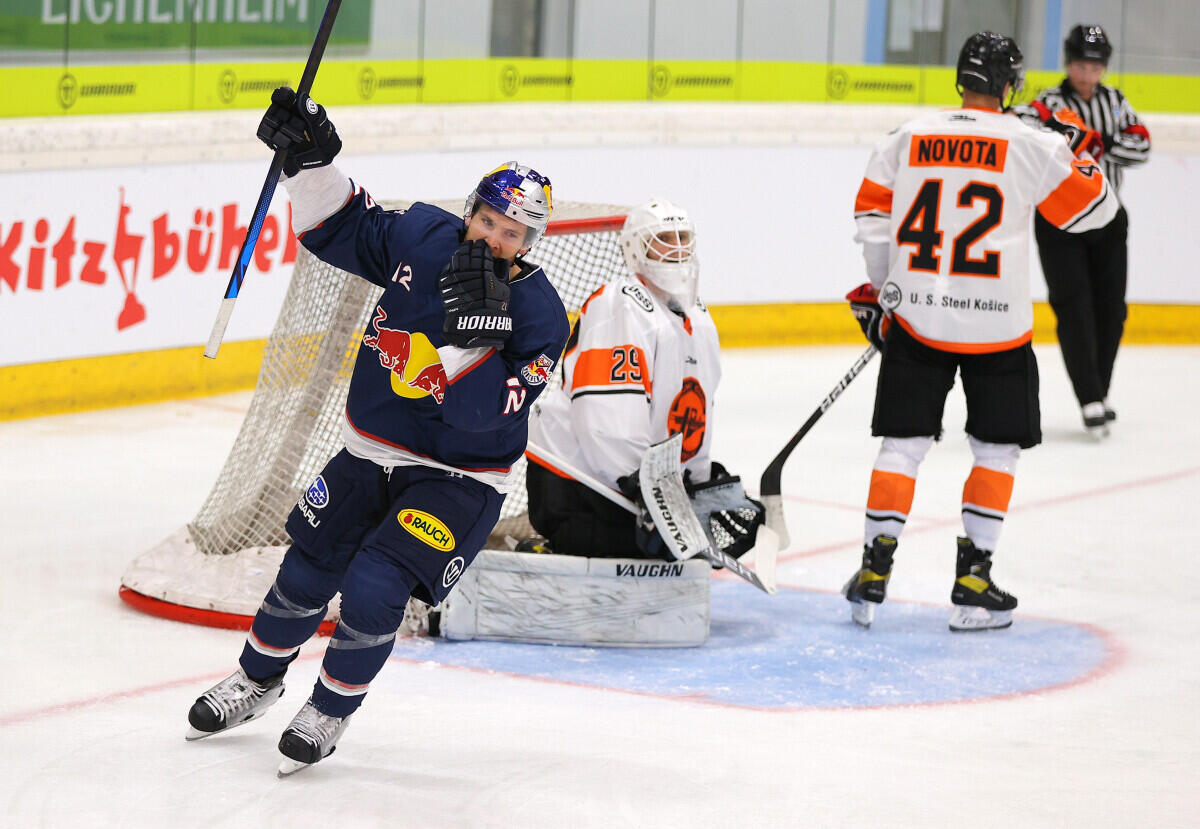Momentka ze zápasu Mnichov vs. Košice, Foto: Thomas Bachun