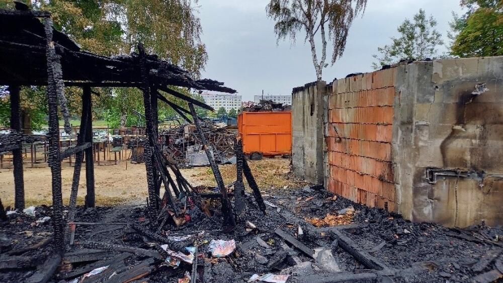 Sluneční lázně po požáru, foto: JN