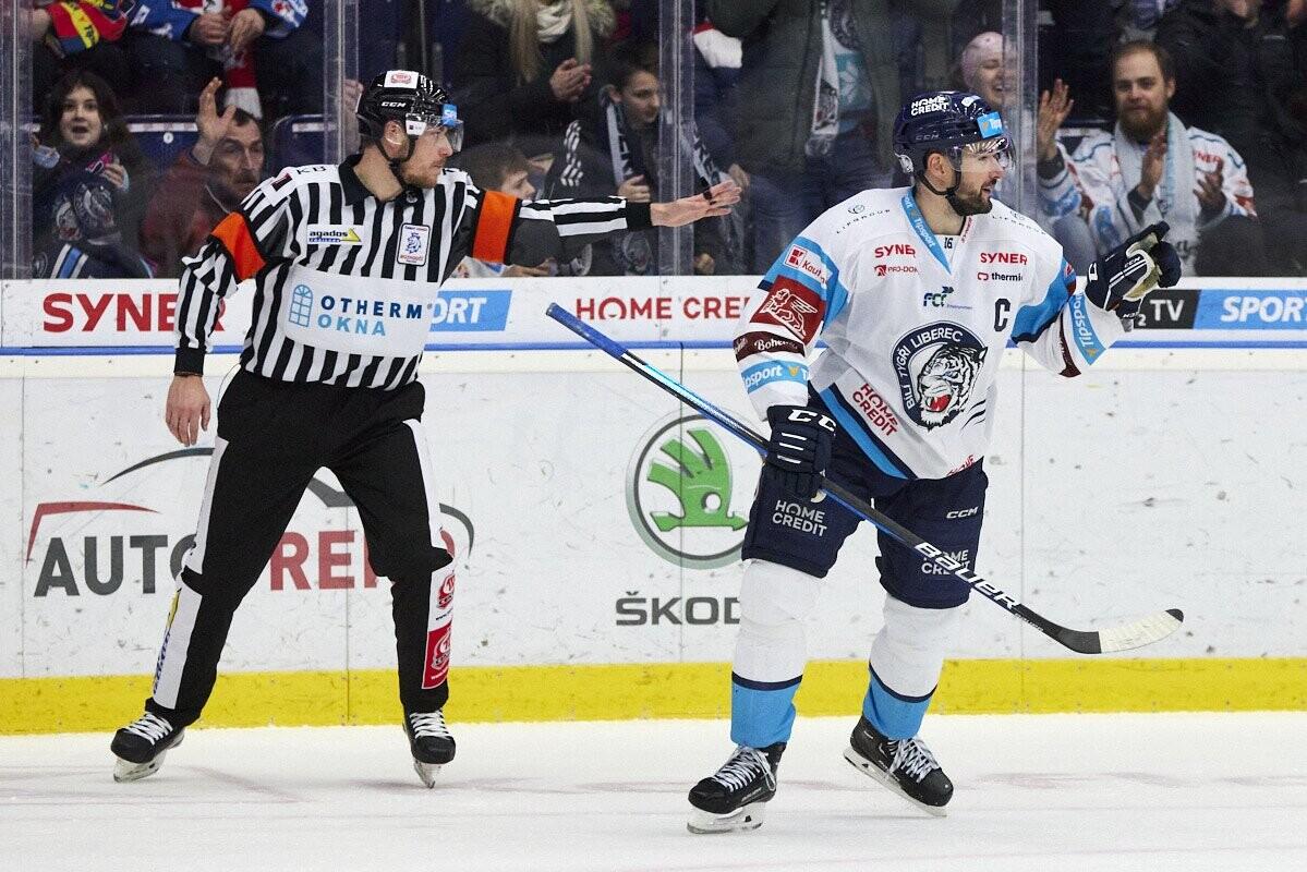 Michal Birner dostal pro zápas s Dynamem kapitánské "C", foto: www.hcbilitygri.cz