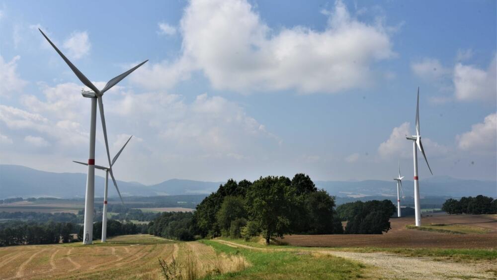 Větrný park u Václavic na Liberecku, foto: LK
