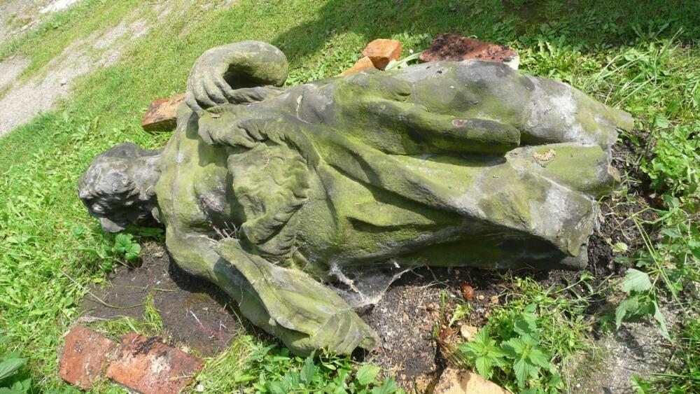Původní stav originálu sochy rok 2008, foto: LK