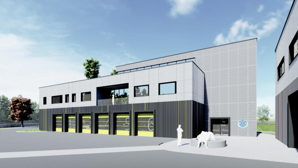 Integrované výjezdové centrum v Turnově, vizualizace
