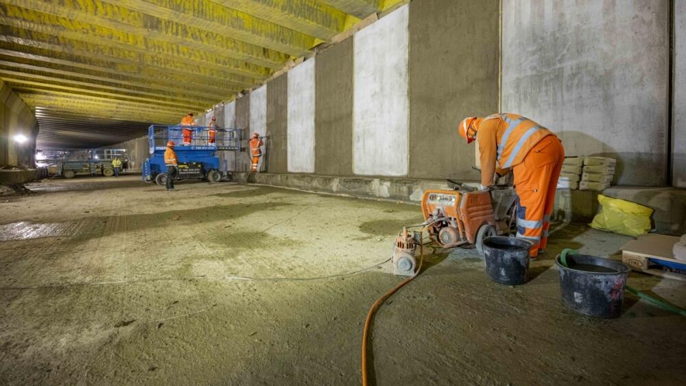 Rekonstrukce tunelu v Liberci, foto: Artur Irma
