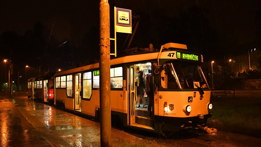 Poslední tramvaj směr Liberec. Foto: FB Jindřicha Berouského