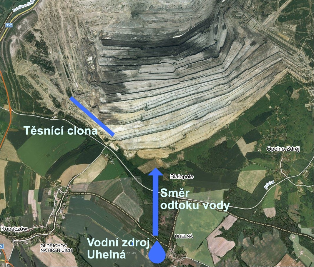 Poloha podzemní stěny