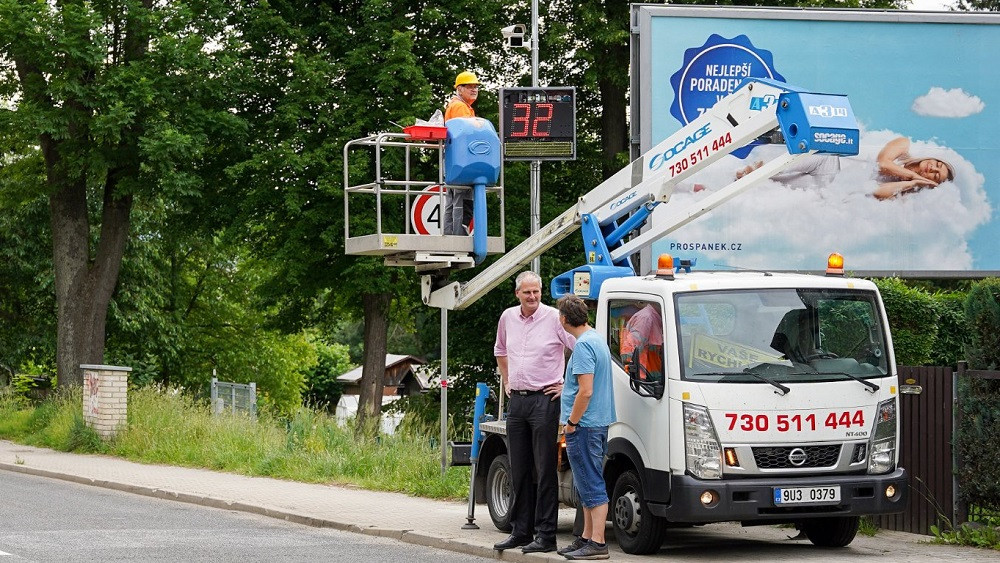 INstalace radaru. Foto FB Liberec.cz