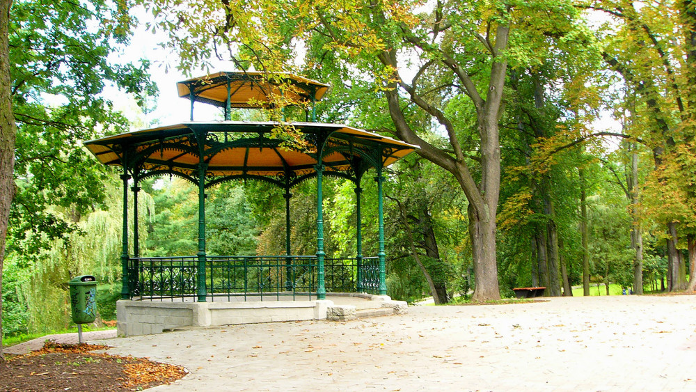Hudební altán v Městském parku.