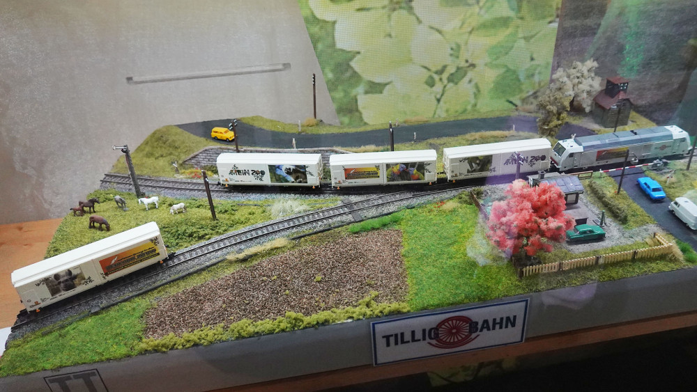 Perlička na závěr. Firma Tillig Bahn, vyrábějící modelové železnice, letos uvedla na trh edici vagónů s fotkami ze žitavské ZOO. Ačkoliv to je drahý koníček, vagón přijde na 23€ a lokomotiva na dvě až tři stovky, zájem je takový, že firma bere předobjednávky.
