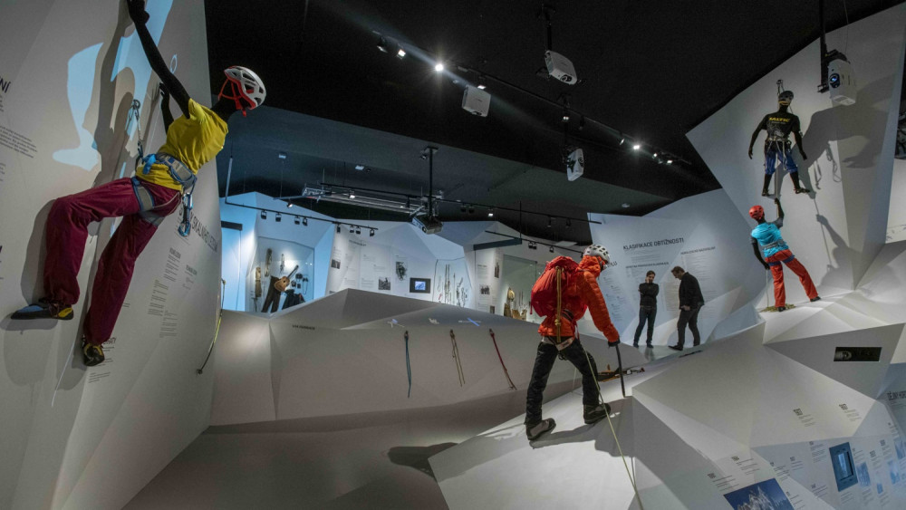 Muzeum Turnov, expozice horolezectví, foto: Artur Irma