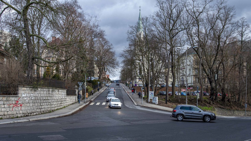 Klášterní ulice v Liberci, archivní foto Artur Irma