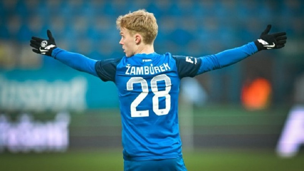 Střelec úvodního gólu, foto z x/Slovan Liberec