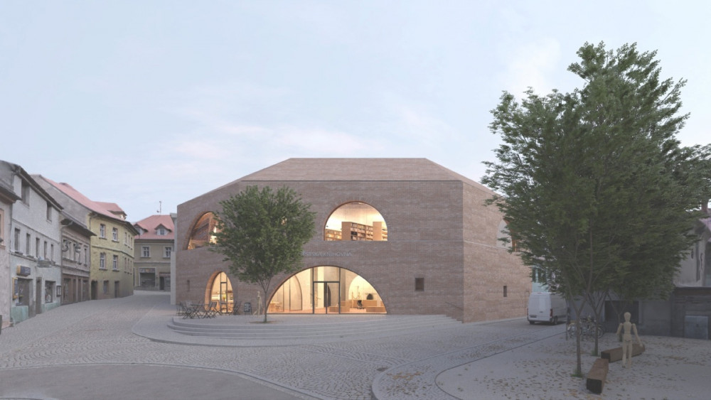 Návrh firmy Atlas forem, s. r. o, Pardubice, který skončil na druhém místě