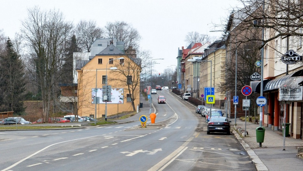 Sokolská ulice, nynější stav. Foto archiv