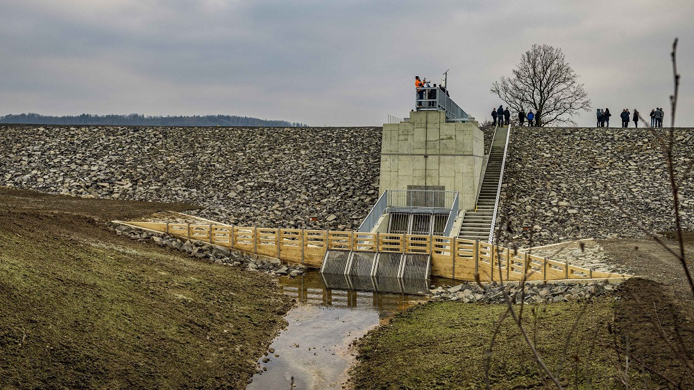 Suchý poldr nad Višňovou byl dokončen v listopadu 2021, foto: Artur Irma