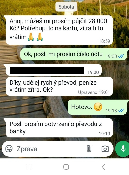 WhatsApp komunikace