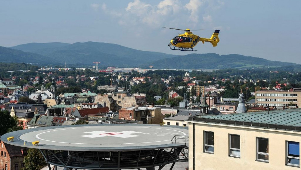 Heliport nemocnice v Liberci, foto: Artur Irma