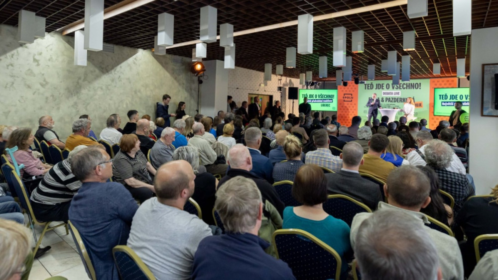 Předvolební debata Petra Fialy v Liberci, foto - zdroj: Facebook/SPOLU 2025