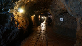 V podzemí pevnostního komplexu Stachelberg.